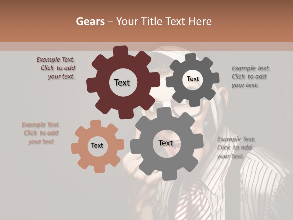 Representative Operator Male PowerPoint Template