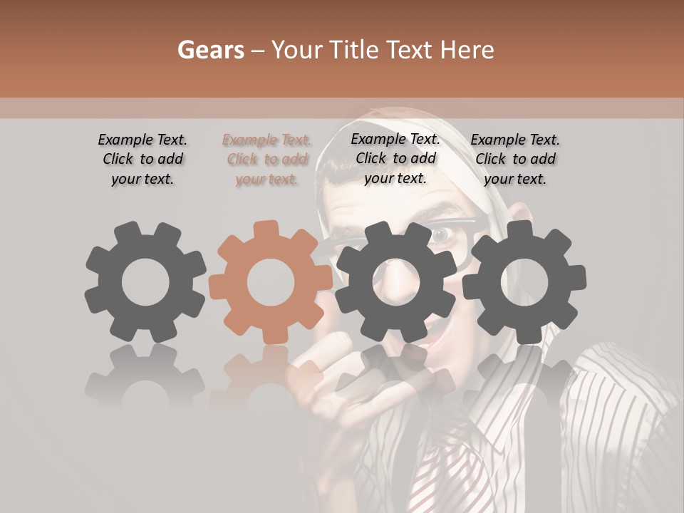 Representative Operator Male PowerPoint Template