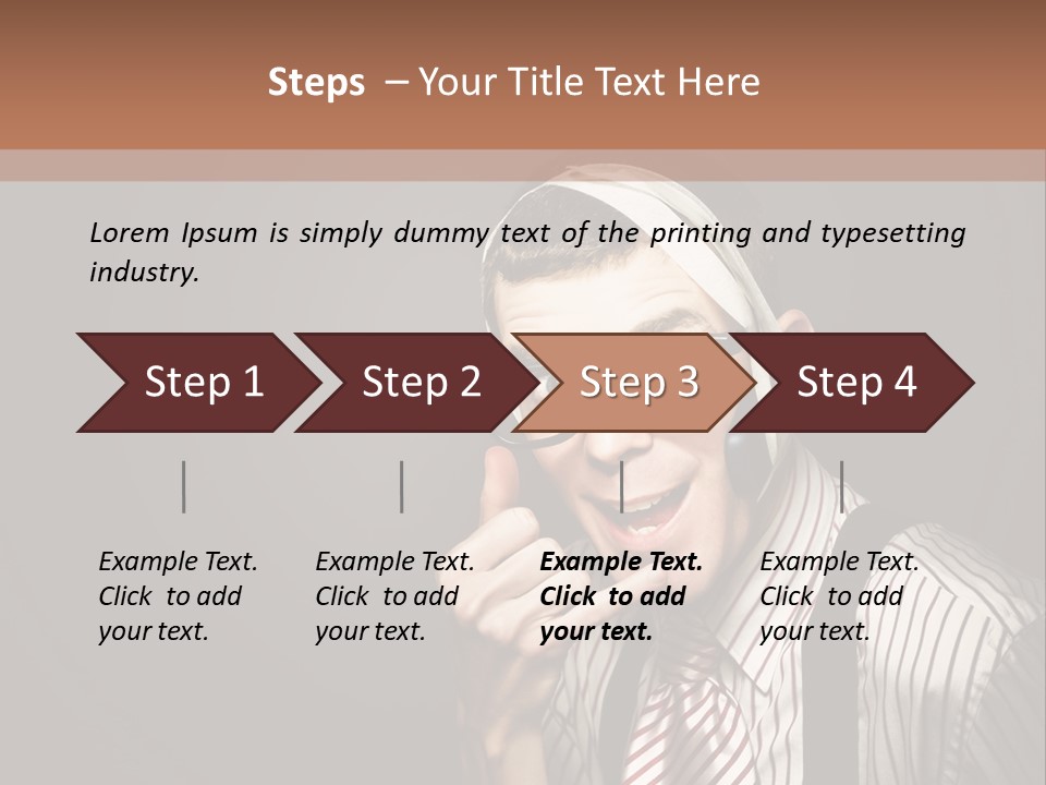 Representative Operator Male PowerPoint Template