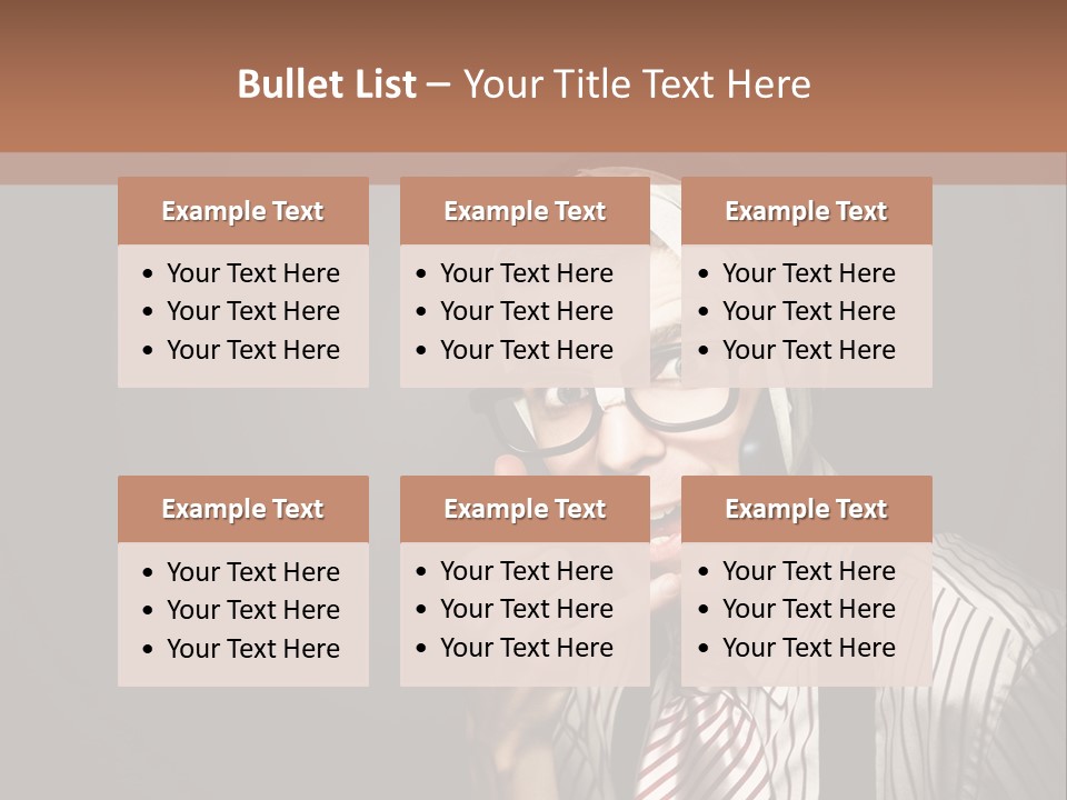 Representative Operator Male PowerPoint Template