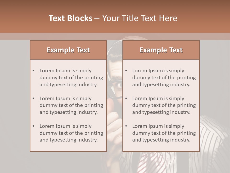 Representative Operator Male PowerPoint Template