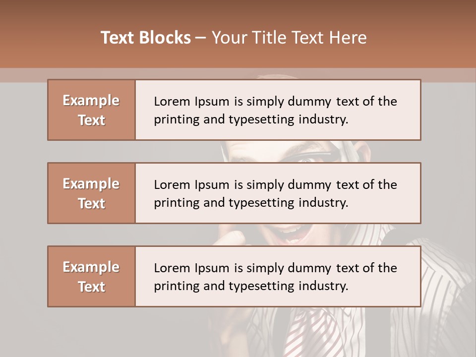 Representative Operator Male PowerPoint Template