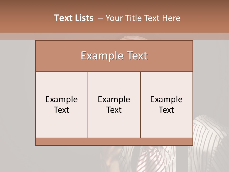 Representative Operator Male PowerPoint Template