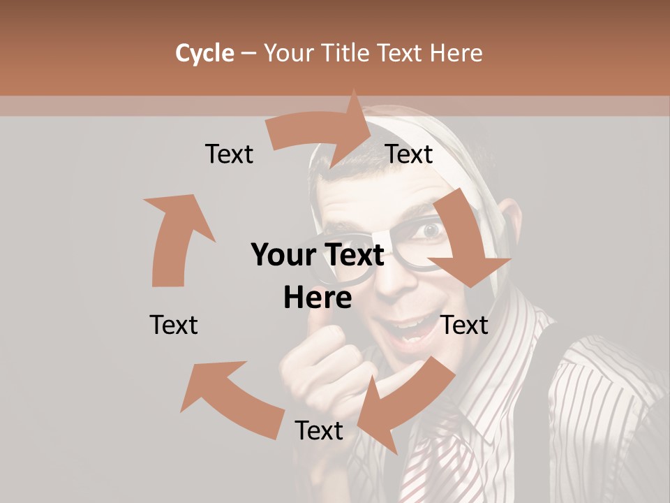 Representative Operator Male PowerPoint Template