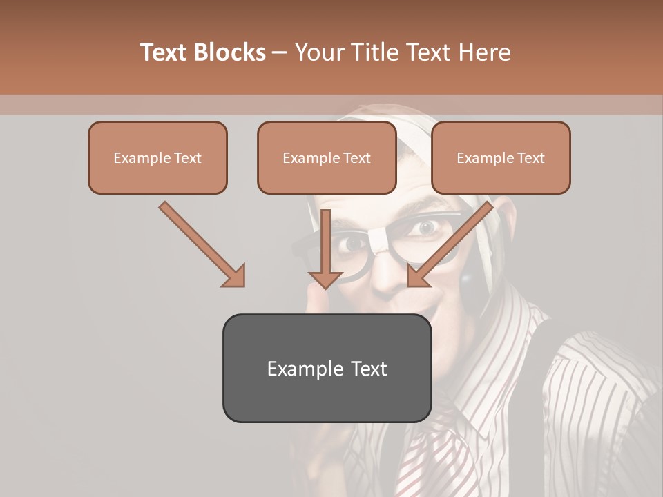Representative Operator Male PowerPoint Template