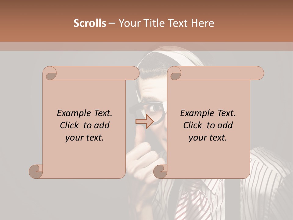 Representative Operator Male PowerPoint Template
