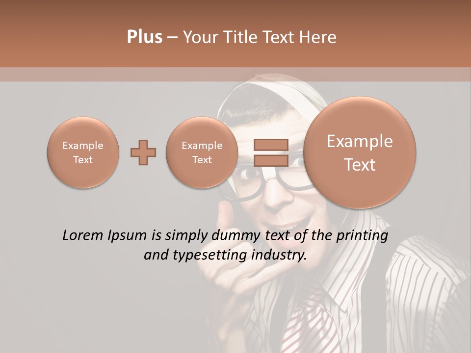 Representative Operator Male PowerPoint Template
