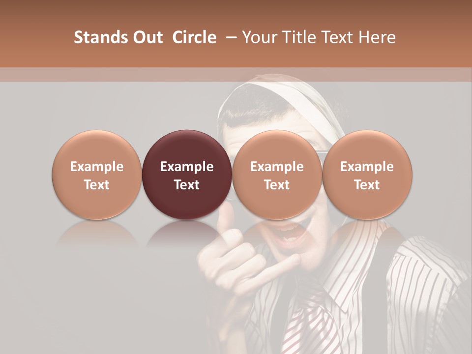 Representative Operator Male PowerPoint Template