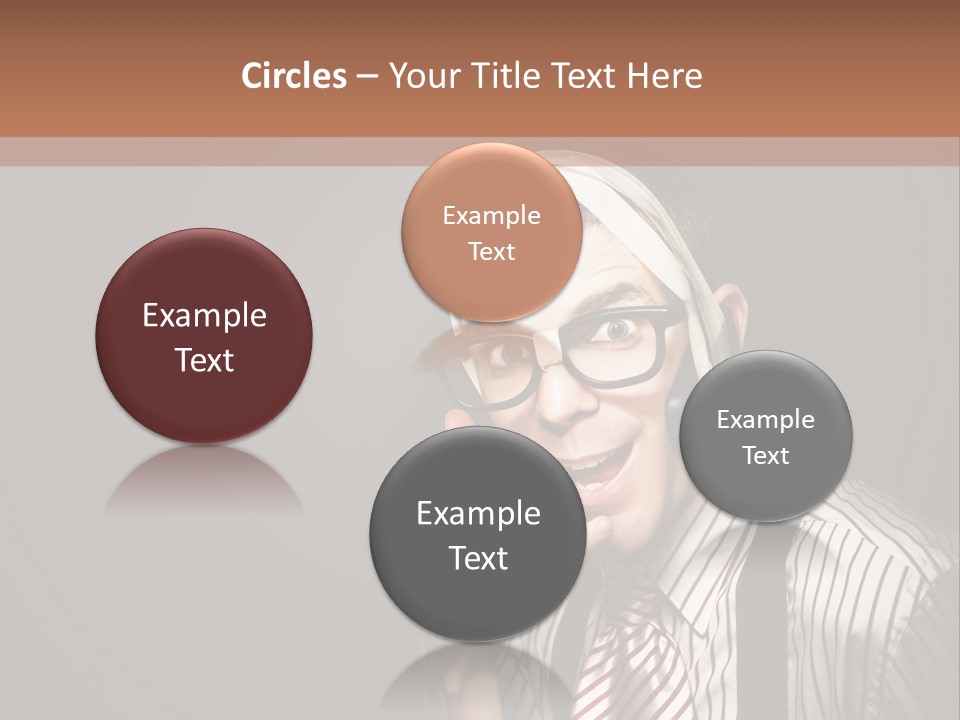 Representative Operator Male PowerPoint Template
