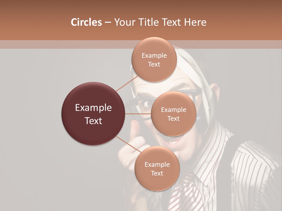 Representative Operator Male PowerPoint Template