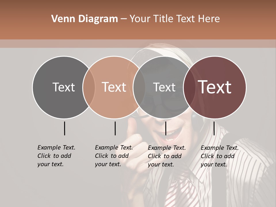 Representative Operator Male PowerPoint Template