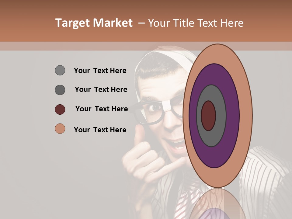 Representative Operator Male PowerPoint Template