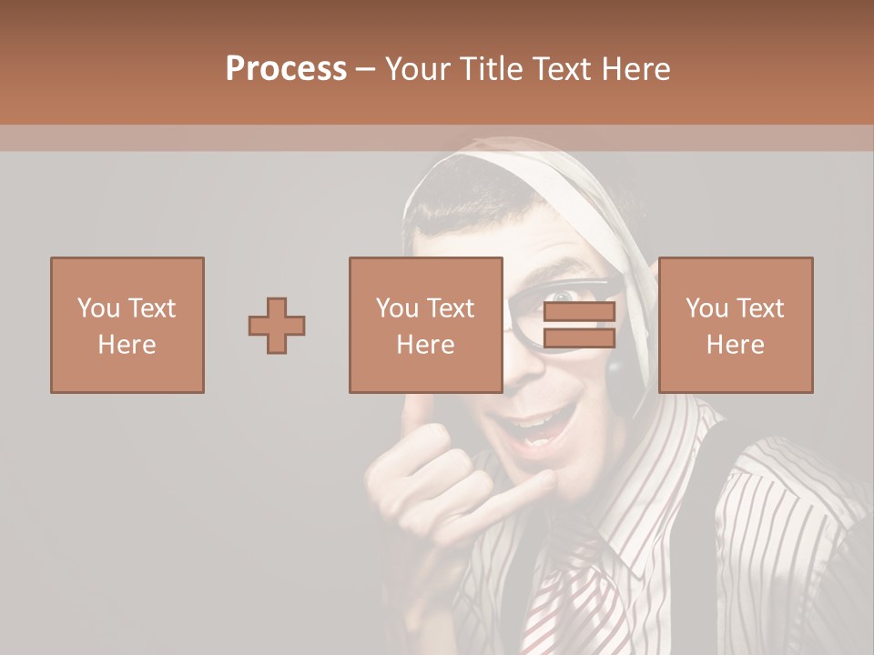 Representative Operator Male PowerPoint Template