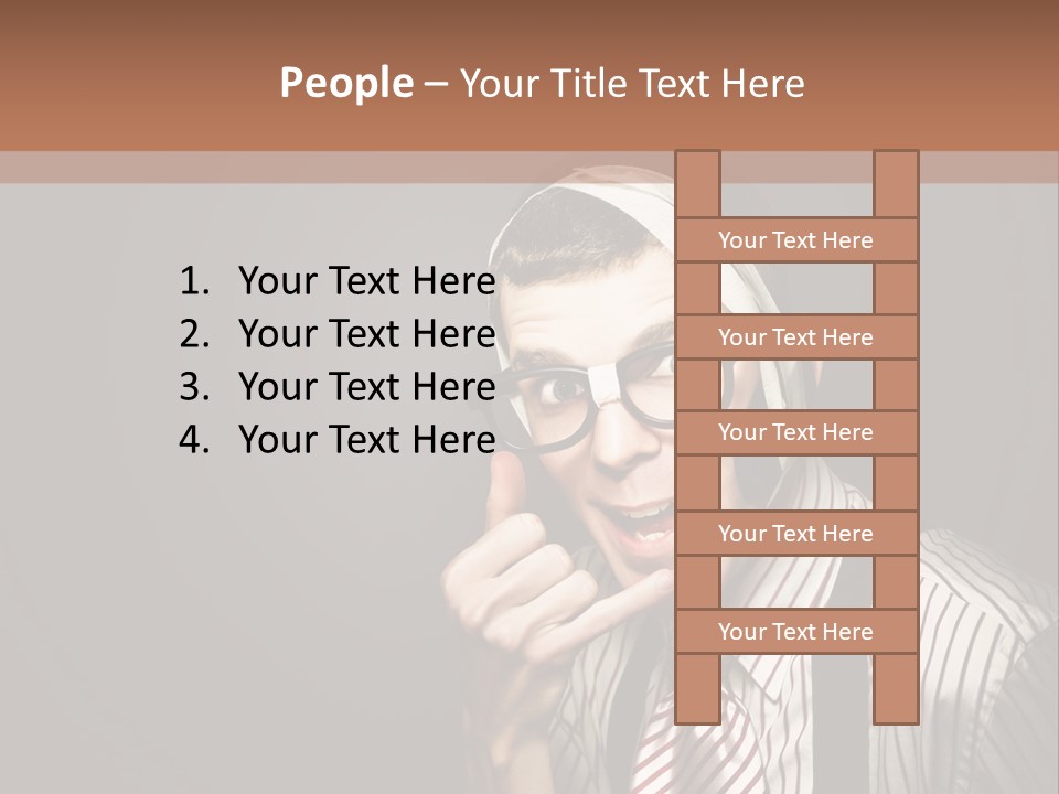Representative Operator Male PowerPoint Template