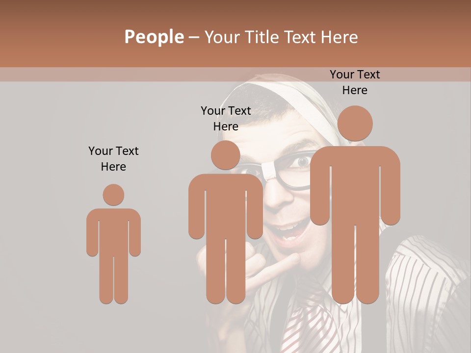 Representative Operator Male PowerPoint Template