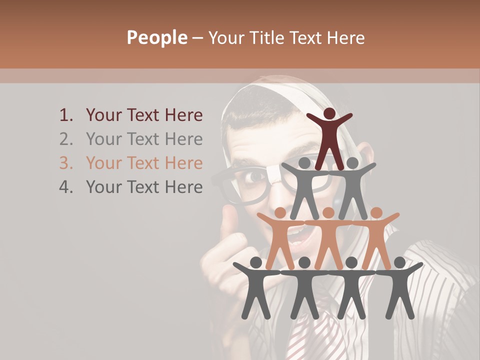 Representative Operator Male PowerPoint Template