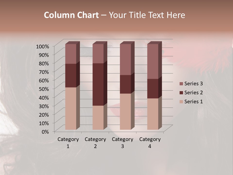 Feather Sensual Girl PowerPoint Template