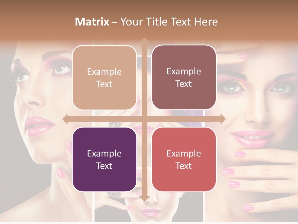 Hair Model Clean PowerPoint Template