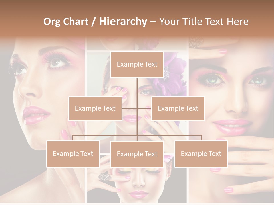 Hair Model Clean PowerPoint Template