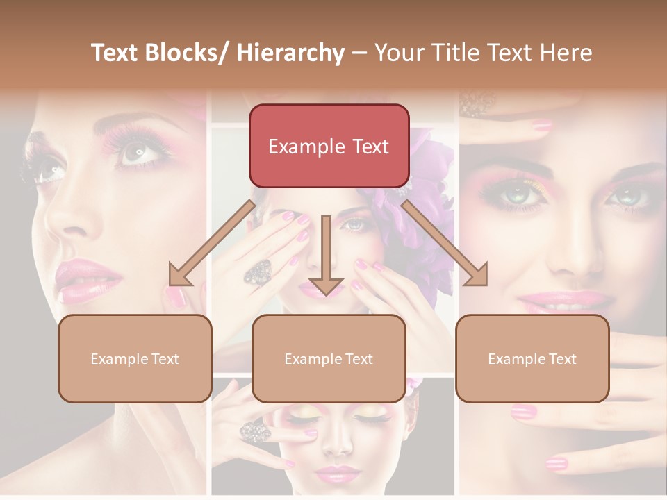 Hair Model Clean PowerPoint Template