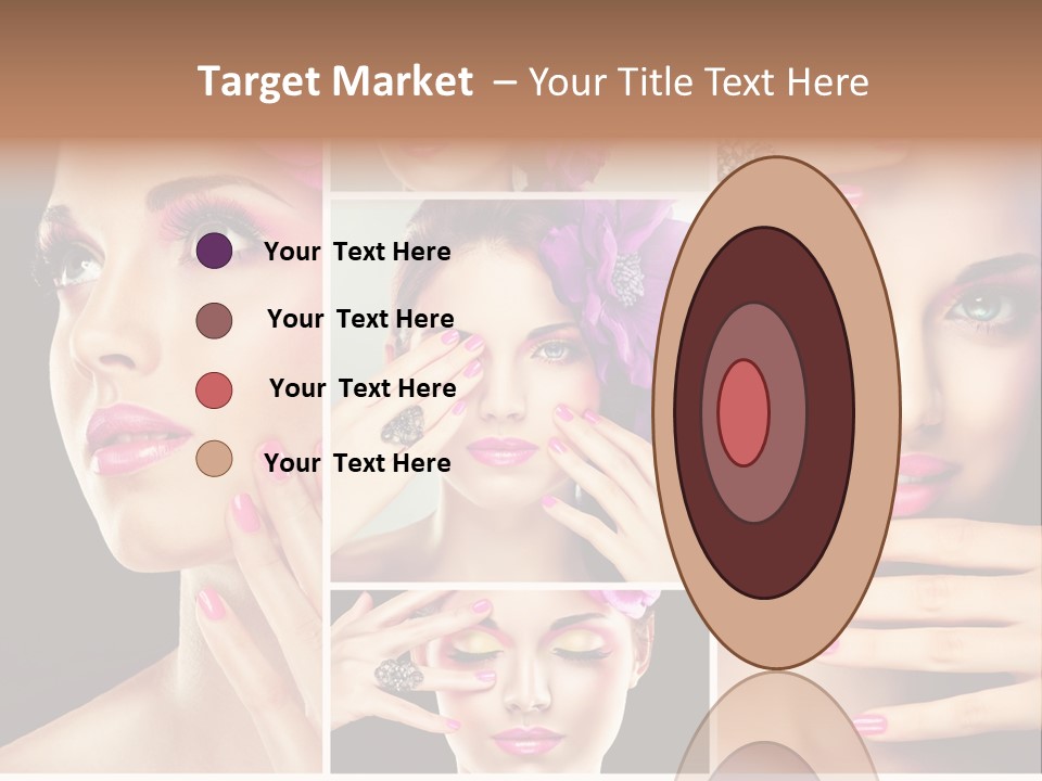 Hair Model Clean PowerPoint Template