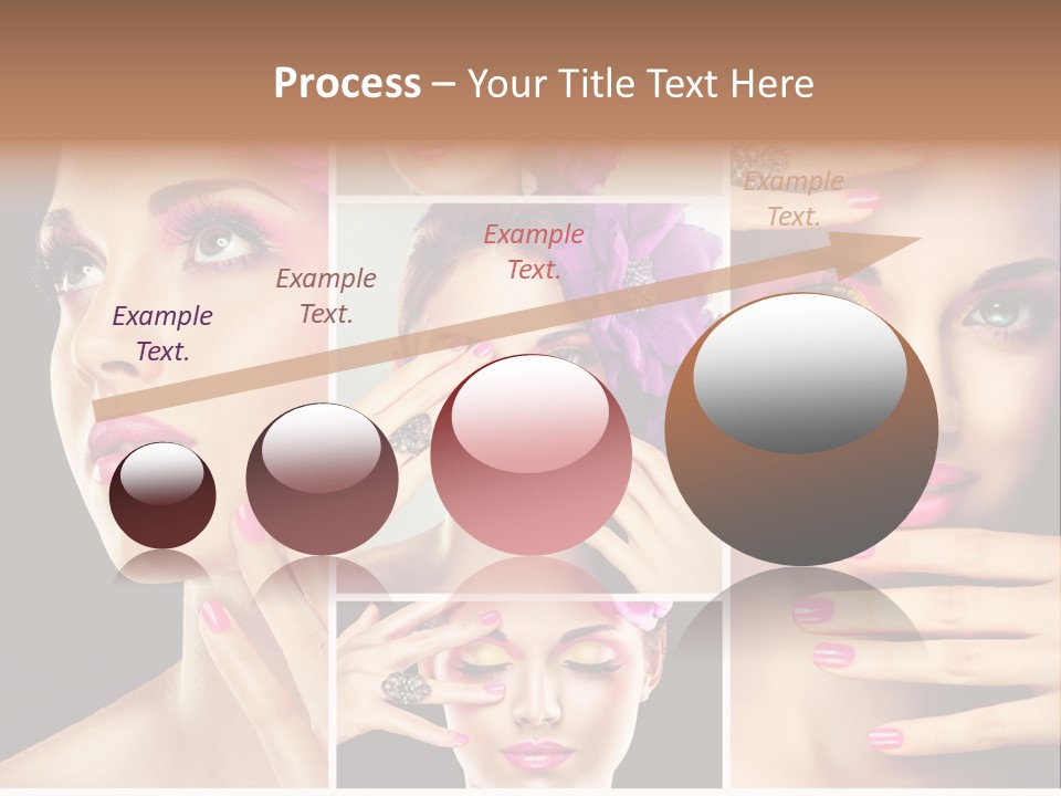 Hair Model Clean PowerPoint Template