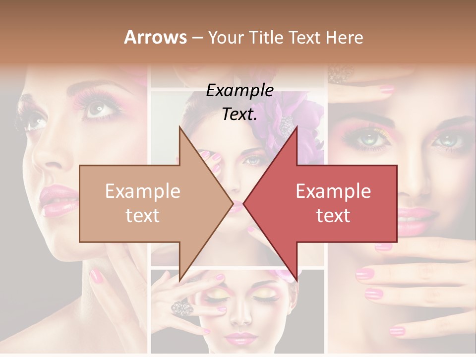 Hair Model Clean PowerPoint Template