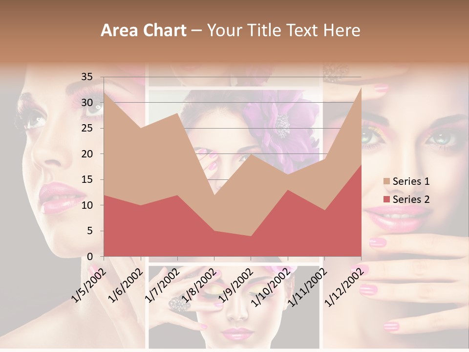 Hair Model Clean PowerPoint Template