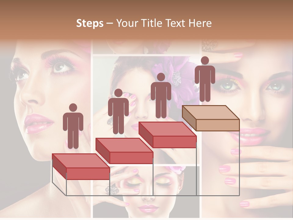Hair Model Clean PowerPoint Template