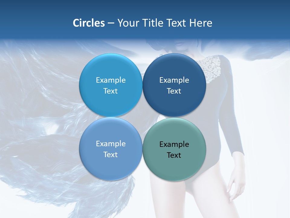 Head White Dust PowerPoint Template