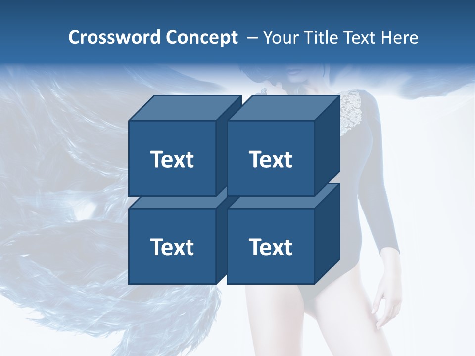 Head White Dust PowerPoint Template