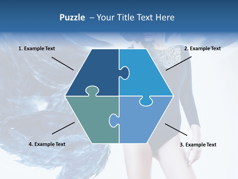 Head White Dust PowerPoint Template