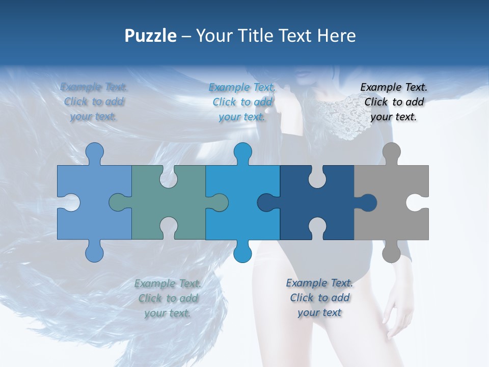 Head White Dust PowerPoint Template