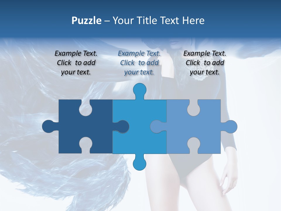 Head White Dust PowerPoint Template