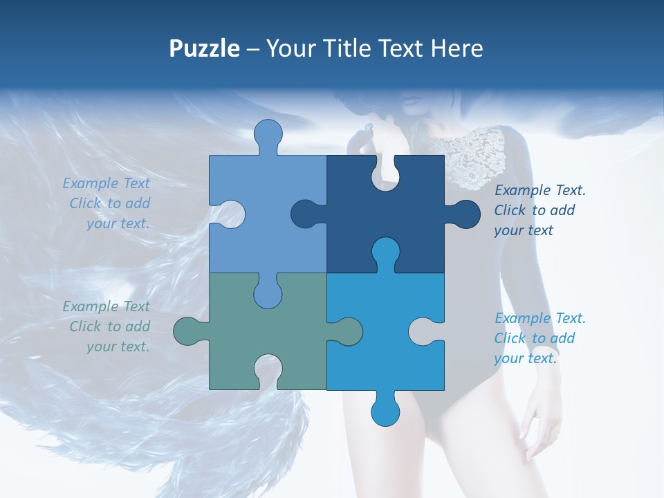 Head White Dust PowerPoint Template