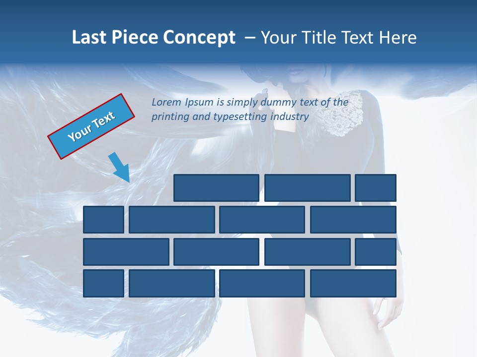 Head White Dust PowerPoint Template