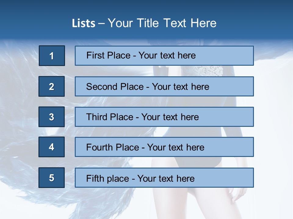 Head White Dust PowerPoint Template