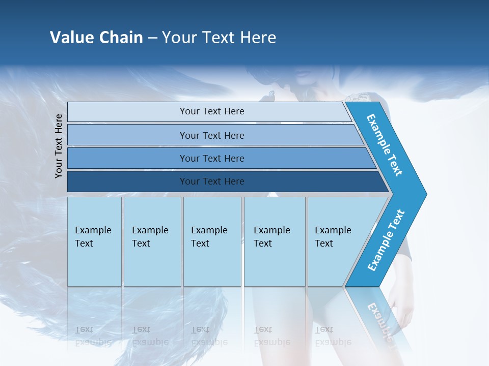 Head White Dust PowerPoint Template