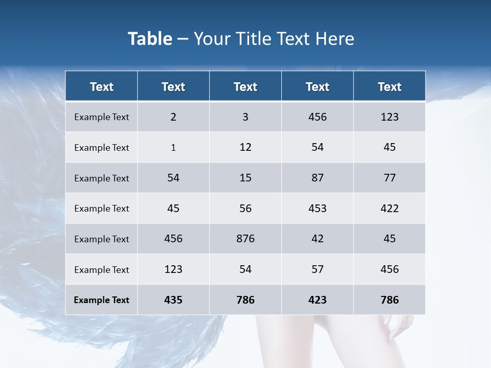 Head White Dust PowerPoint Template