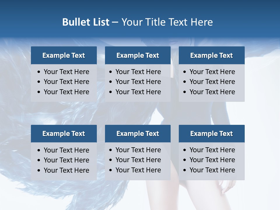 Head White Dust PowerPoint Template