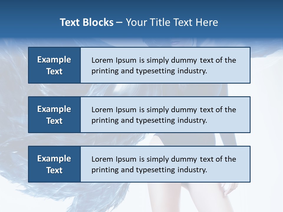 Head White Dust PowerPoint Template