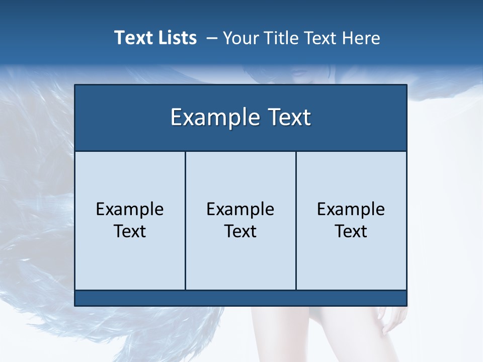 Head White Dust PowerPoint Template