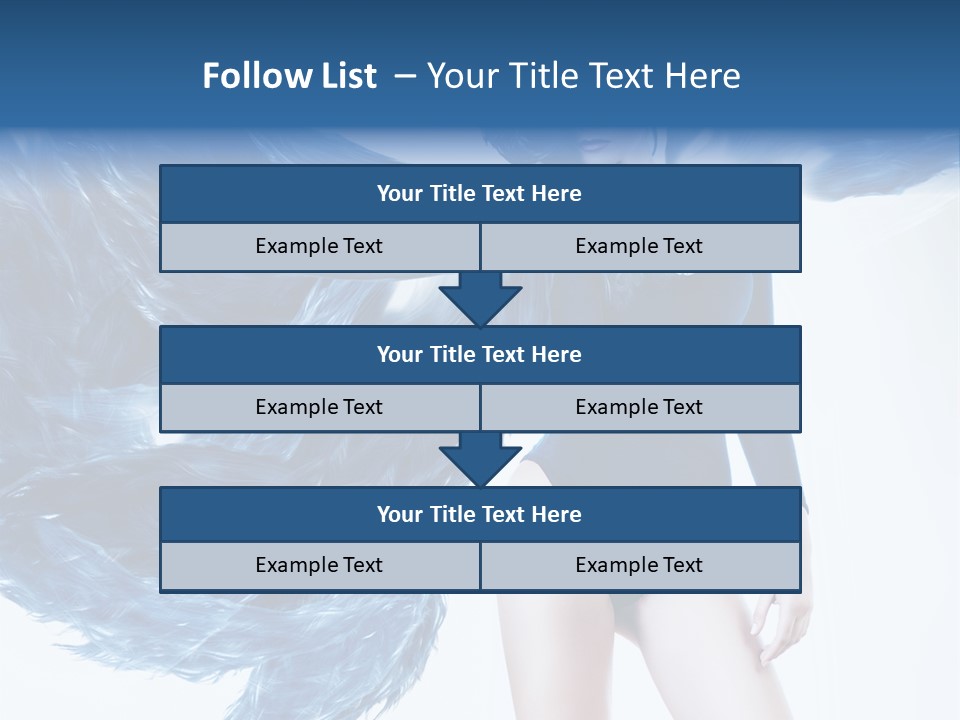 Head White Dust PowerPoint Template