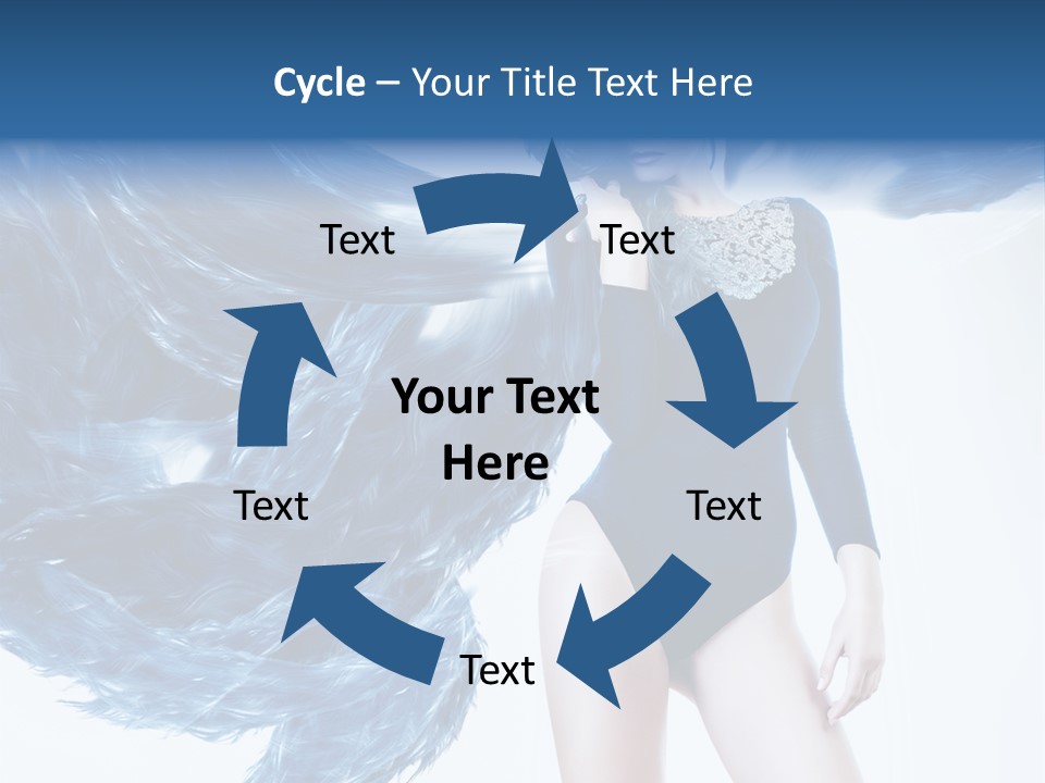 Head White Dust PowerPoint Template