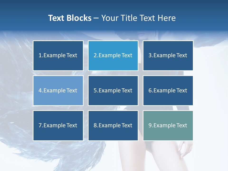 Head White Dust PowerPoint Template