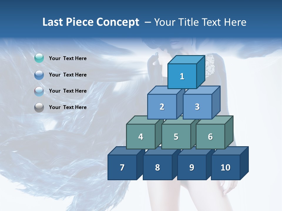 Head White Dust PowerPoint Template