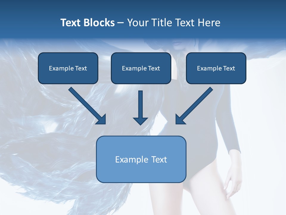 Head White Dust PowerPoint Template