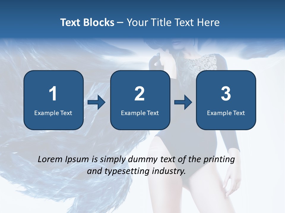 Head White Dust PowerPoint Template