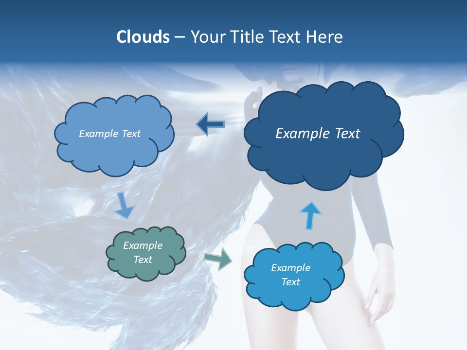 Head White Dust PowerPoint Template