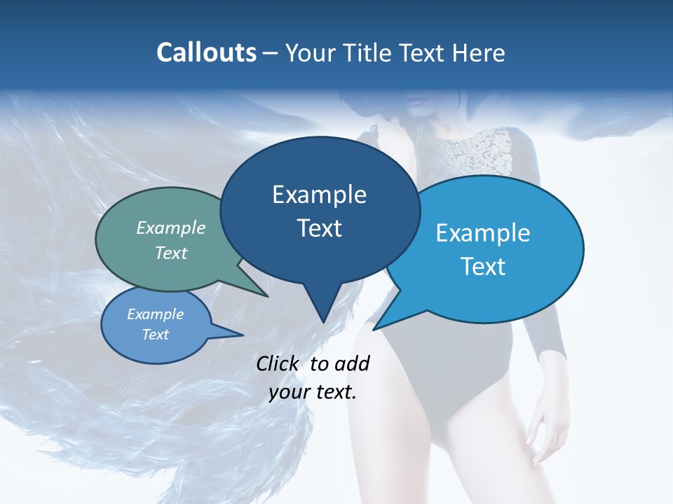 Head White Dust PowerPoint Template